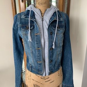 Jean jacket hoodie